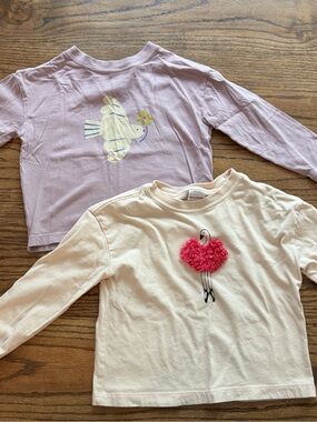 Hanna Andersson Long Sleeve Tees size 4